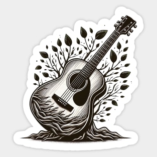 Nature guitar Sticker